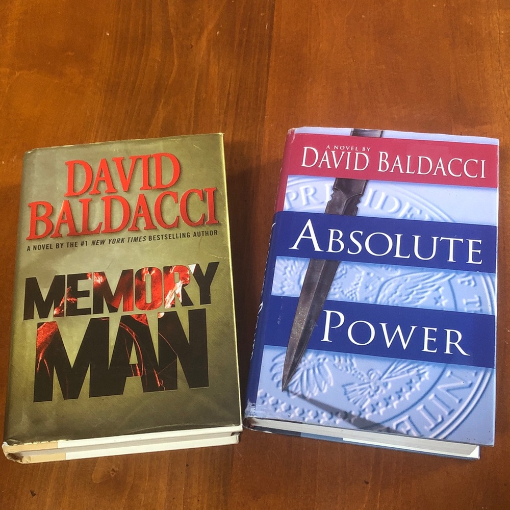 David Baldacci hard cover novels